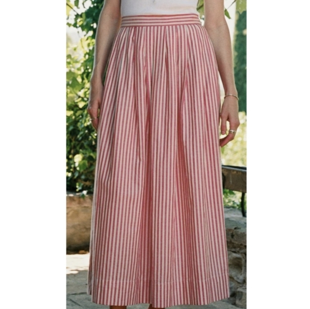Christy Dawn The Xander Skirt In Candy Stripe, Size XS